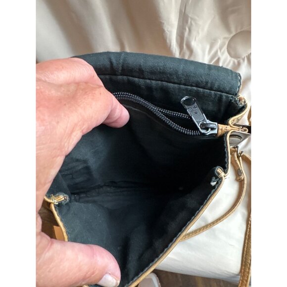 Sam Sam Vintage Hand Painted Crossbody AND Matching Wallet - Picture 7 of 15